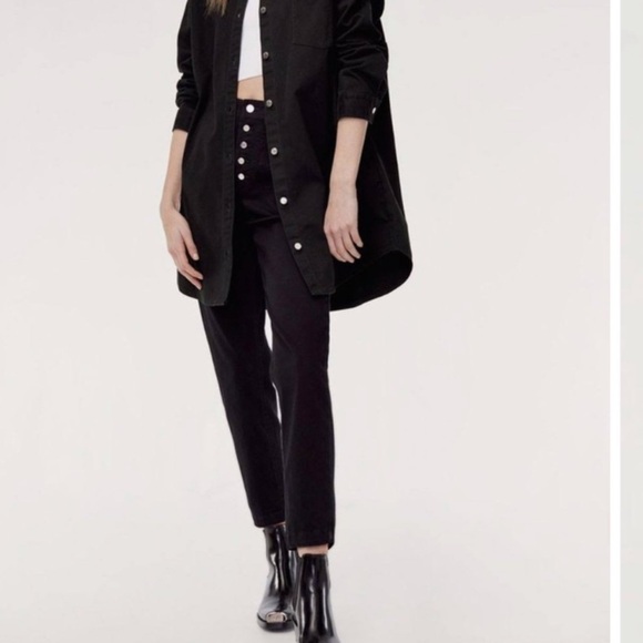 Wilfred Black Straight Leg Pants - Picture 3 of 14